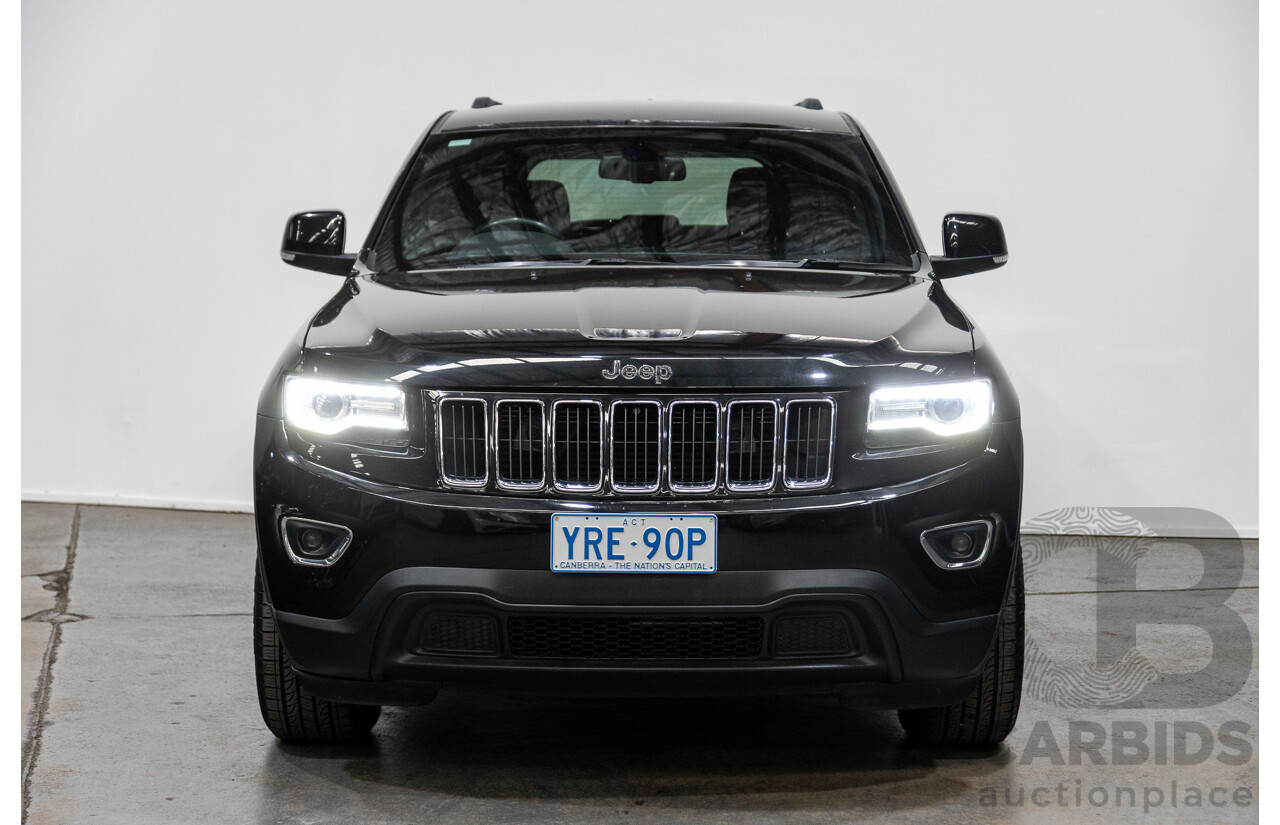 2/2014 Jeep Grand Cherokee Laredo (4x4) WK MY14 4d Wagon Black Turbo Diesel 3.0L
