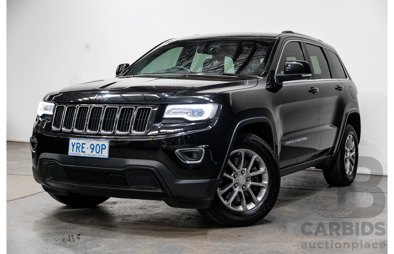 2/2014 Jeep Grand Cherokee Laredo (4x4) WK MY14 4d Wagon Black Turbo Diesel 3.0L
