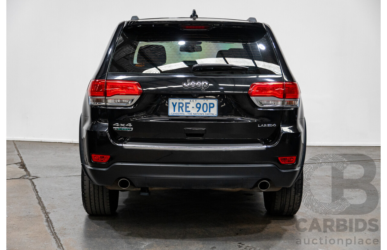 2/2014 Jeep Grand Cherokee Laredo (4x4) WK MY14 4d Wagon Black Turbo Diesel 3.0L