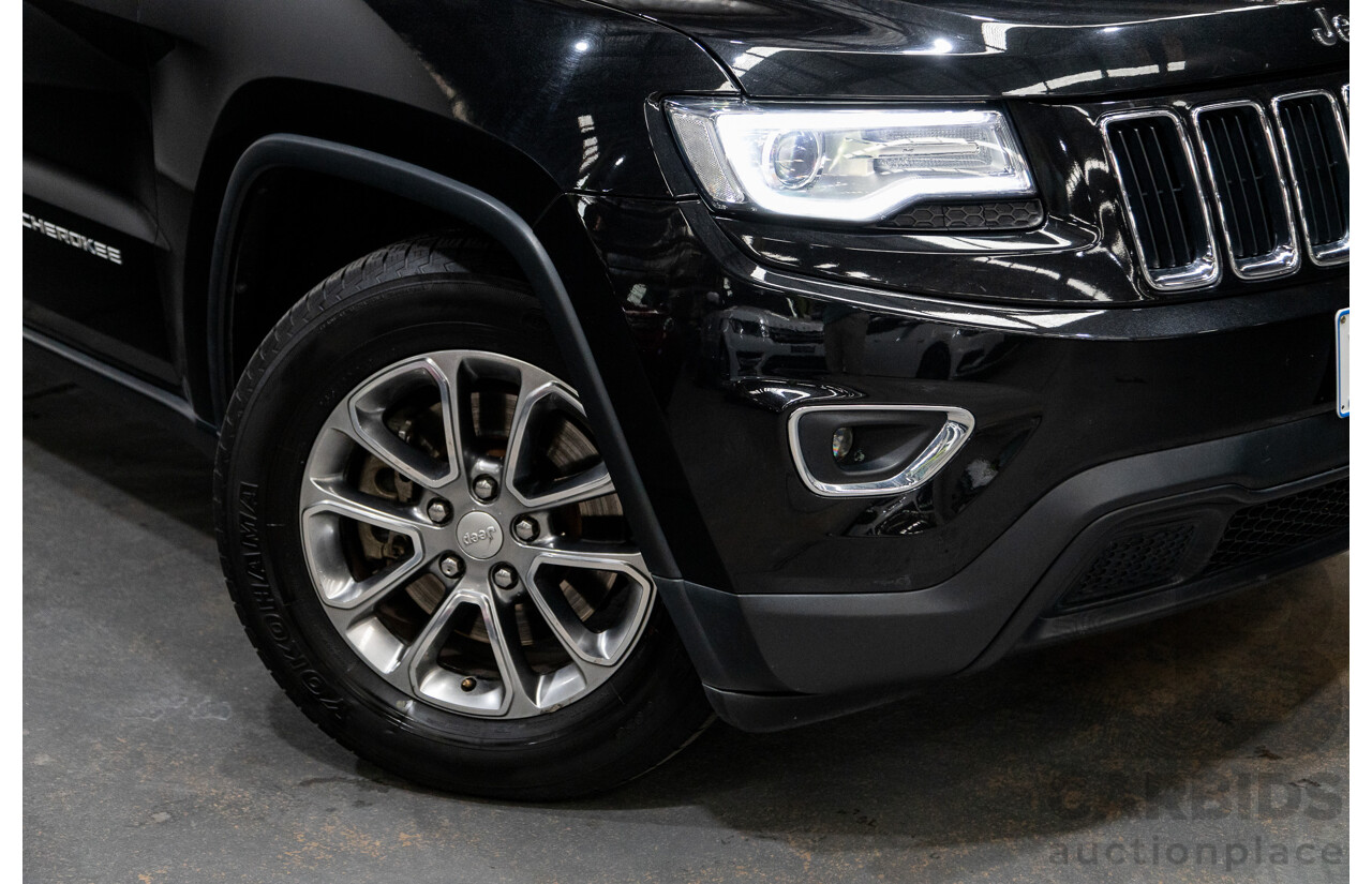 2/2014 Jeep Grand Cherokee Laredo (4x4) WK MY14 4d Wagon Black Turbo Diesel 3.0L