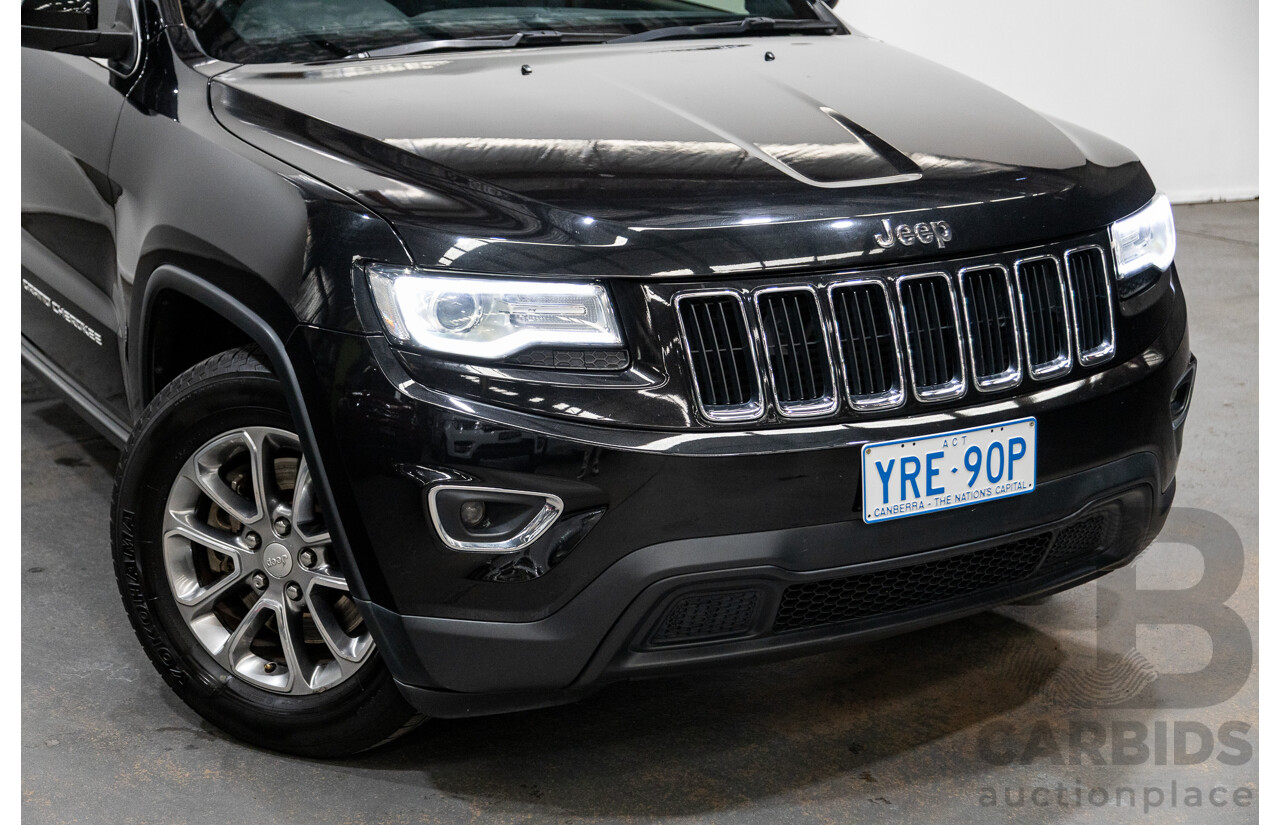 2/2014 Jeep Grand Cherokee Laredo (4x4) WK MY14 4d Wagon Black Turbo Diesel 3.0L