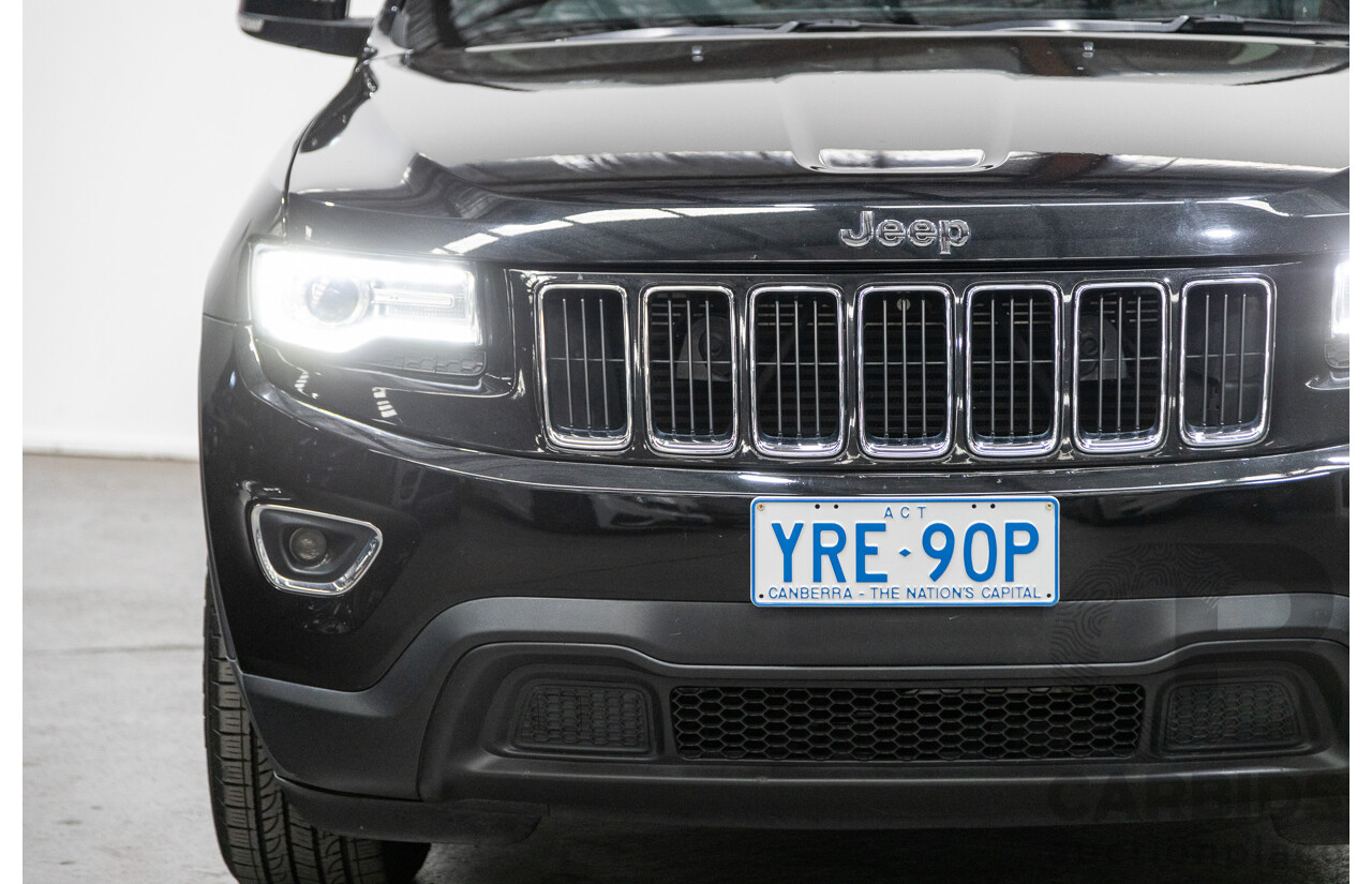2/2014 Jeep Grand Cherokee Laredo (4x4) WK MY14 4d Wagon Black Turbo Diesel 3.0L