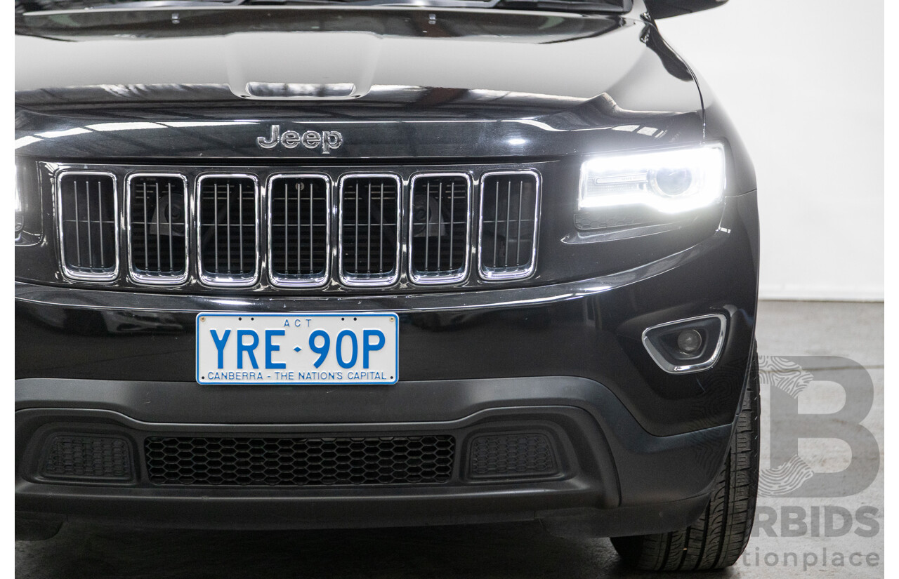 2/2014 Jeep Grand Cherokee Laredo (4x4) WK MY14 4d Wagon Black Turbo Diesel 3.0L