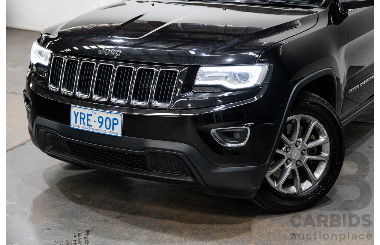 2/2014 Jeep Grand Cherokee Laredo (4x4) WK MY14 4d Wagon Black Turbo Diesel 3.0L