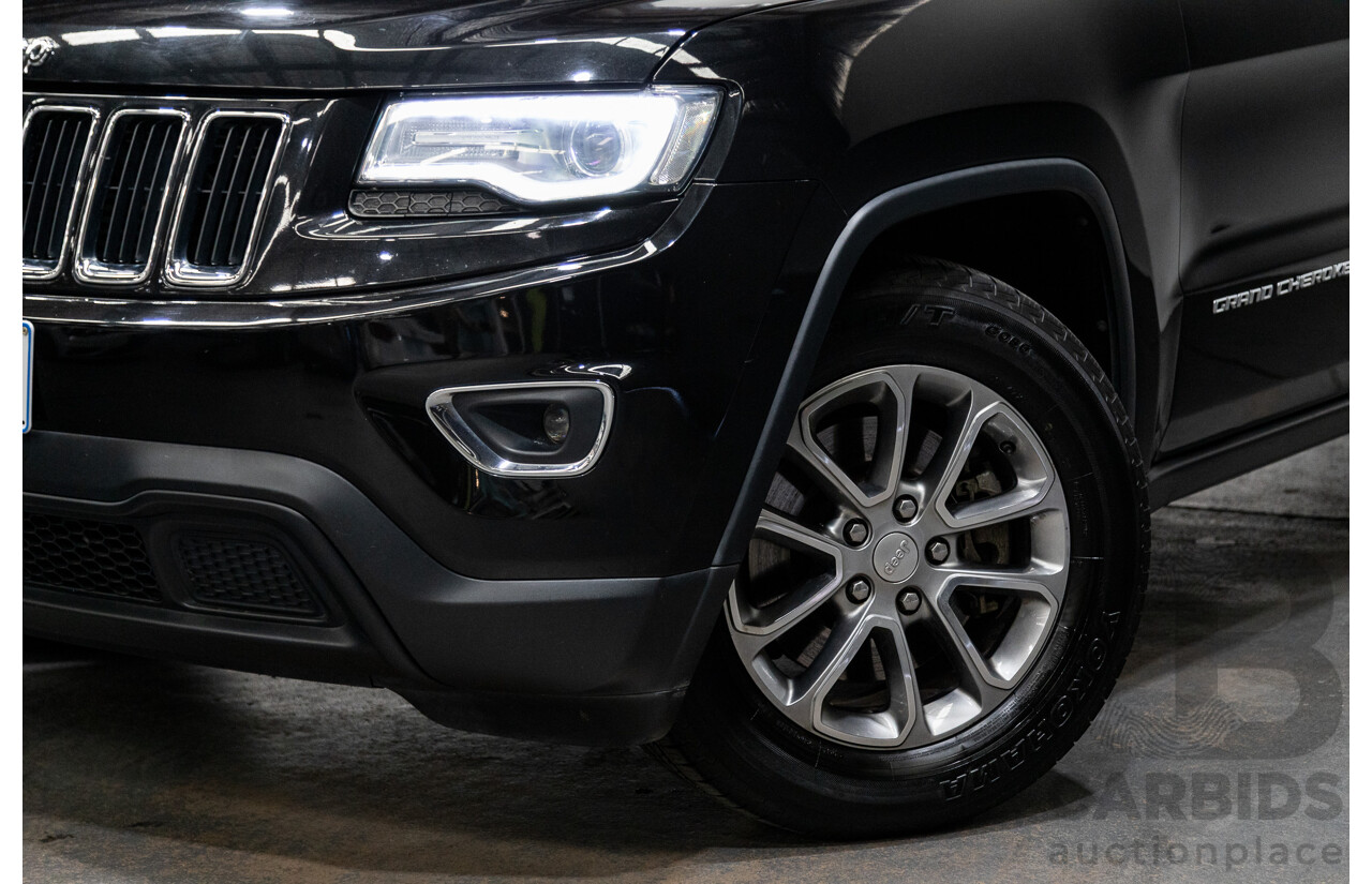 2/2014 Jeep Grand Cherokee Laredo (4x4) WK MY14 4d Wagon Black Turbo Diesel 3.0L