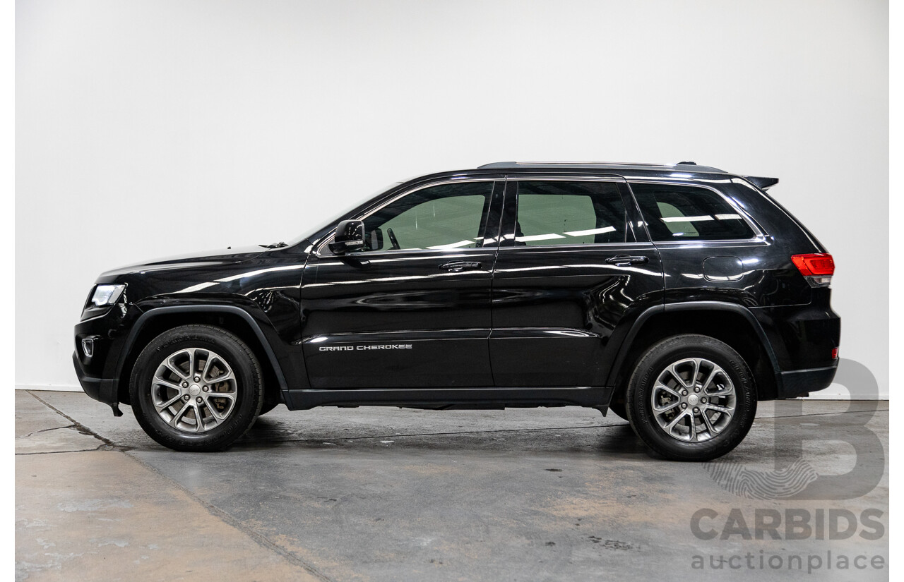 2/2014 Jeep Grand Cherokee Laredo (4x4) WK MY14 4d Wagon Black Turbo Diesel 3.0L