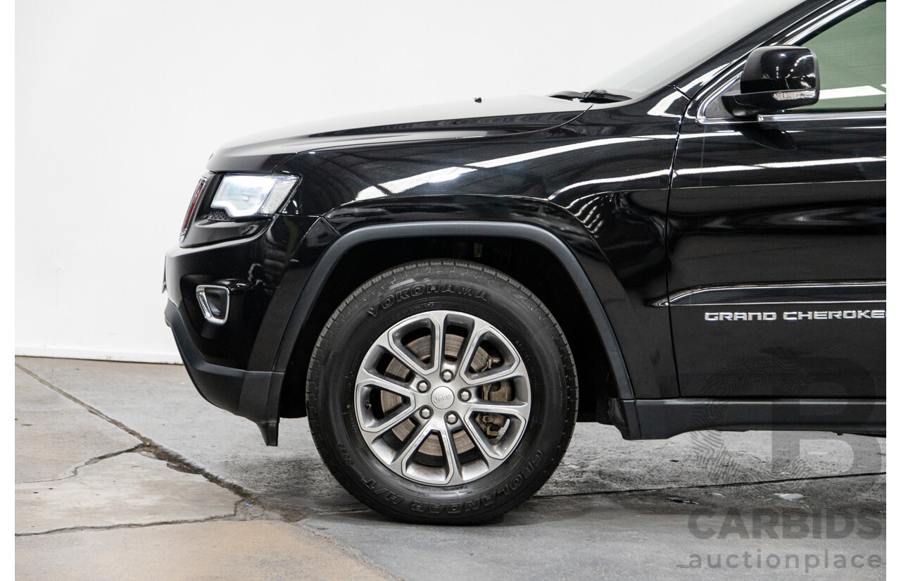 2/2014 Jeep Grand Cherokee Laredo (4x4) WK MY14 4d Wagon Black Turbo Diesel 3.0L