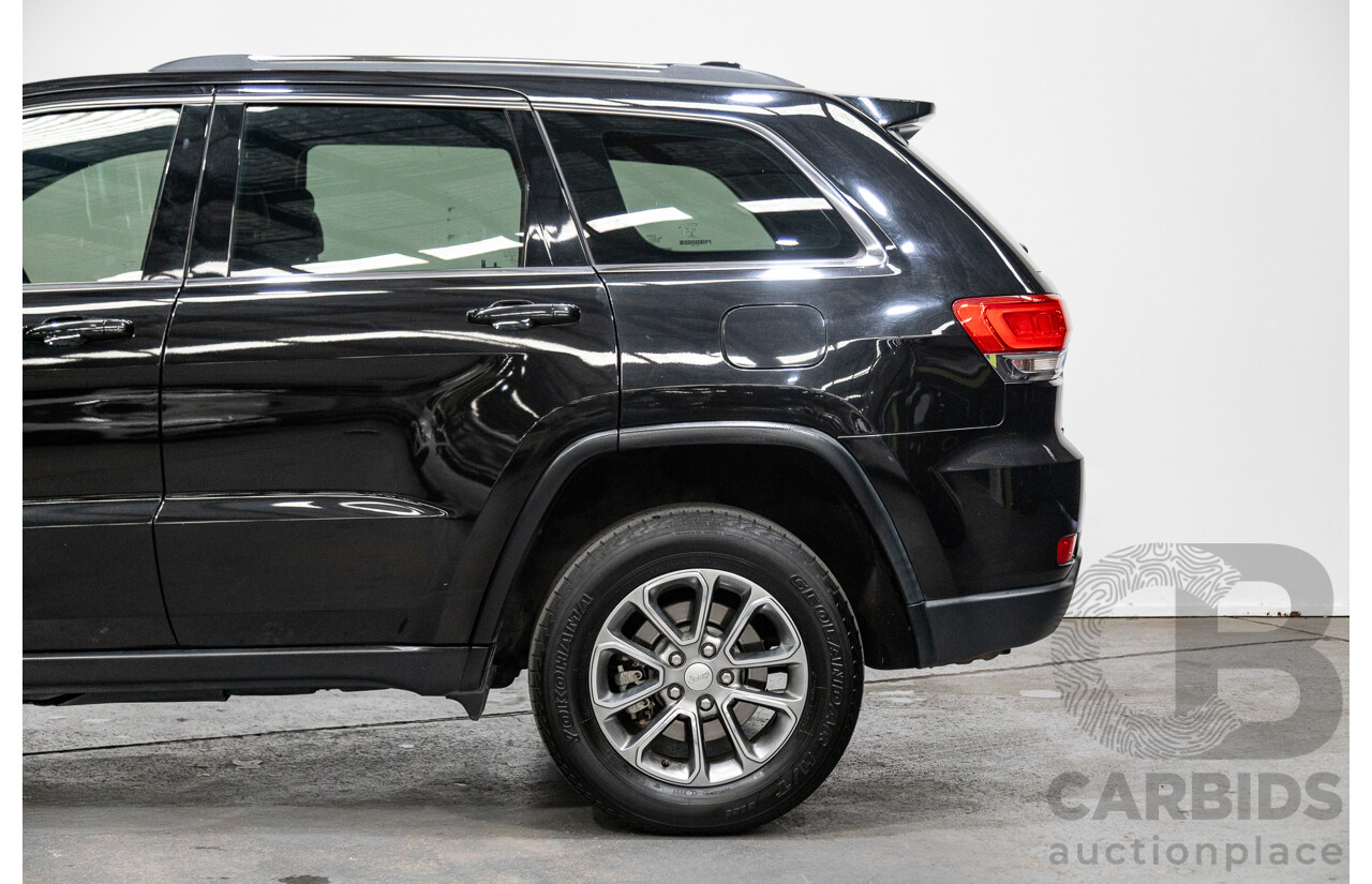 2/2014 Jeep Grand Cherokee Laredo (4x4) WK MY14 4d Wagon Black Turbo Diesel 3.0L