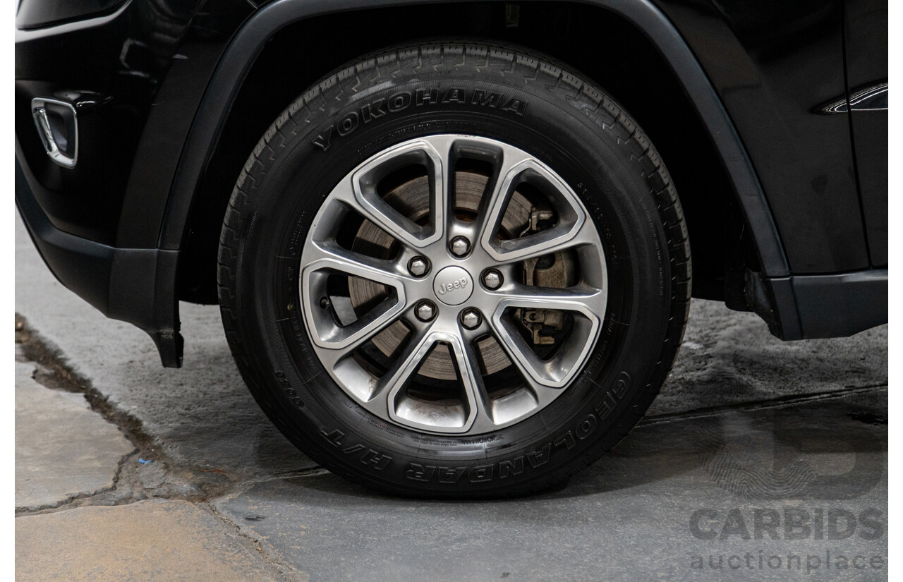 2/2014 Jeep Grand Cherokee Laredo (4x4) WK MY14 4d Wagon Black Turbo Diesel 3.0L