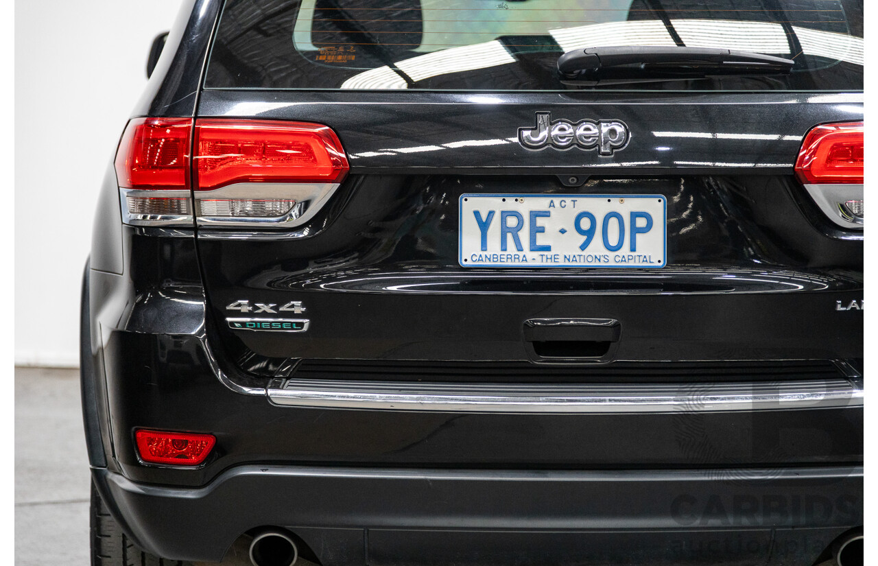 2/2014 Jeep Grand Cherokee Laredo (4x4) WK MY14 4d Wagon Black Turbo Diesel 3.0L