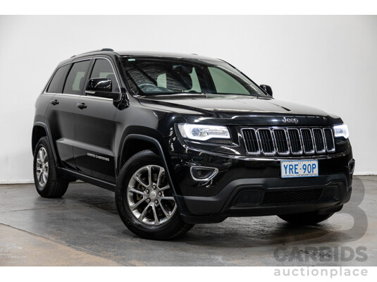 2/2014 Jeep Grand Cherokee Laredo (4x4) WK MY14 4d Wagon Black Turbo Diesel 3.0L