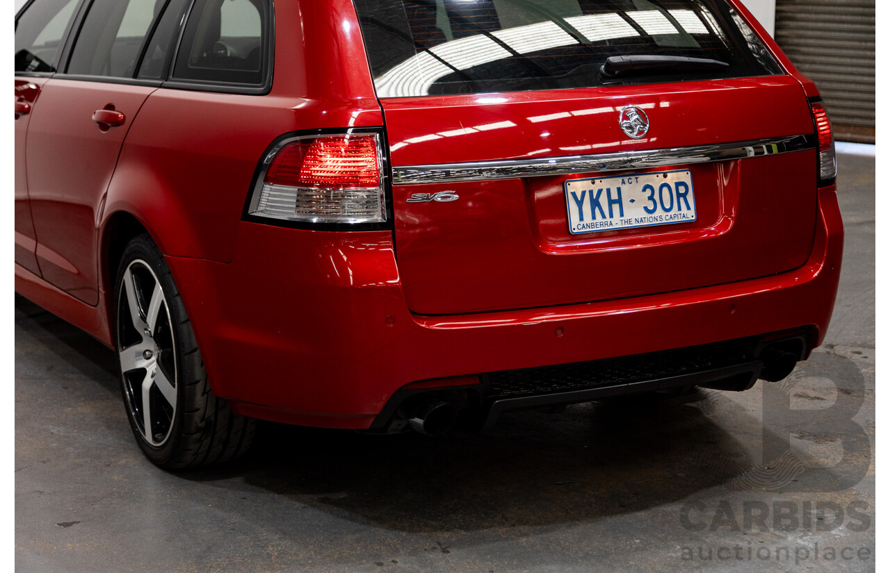 5/2012 Holden Commodore SV6 VE II MY12 4d Sportwagon Red 3.6L