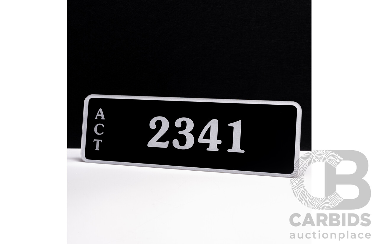 ACT 4-Digit Number Plate - 2341