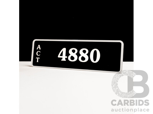 ACT 4-Digit Number Plate - 4880