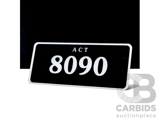 ACT 4-Digit Number Plate - 8090