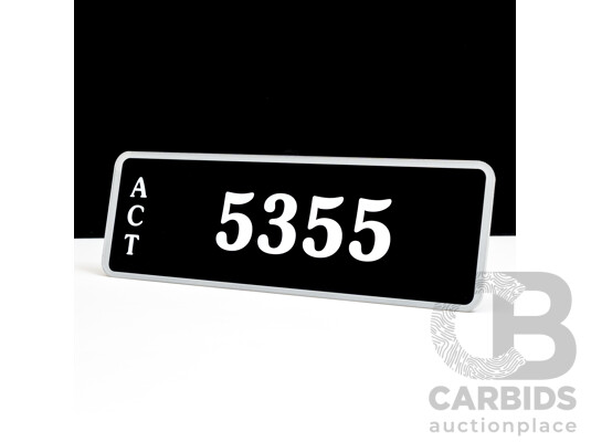ACT 4-Digit Number Plate - 5355