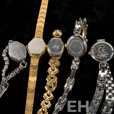 Ladies (5) Vintage Watch Collection Including Coronet & Sekonda