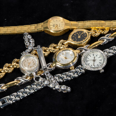 Ladies (5) Vintage Watch Collection Including Coronet & Sekonda