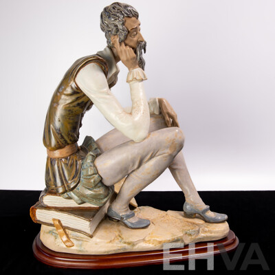 Lladro Gres Porcelain Figure 'Don Quixote Dreaming'