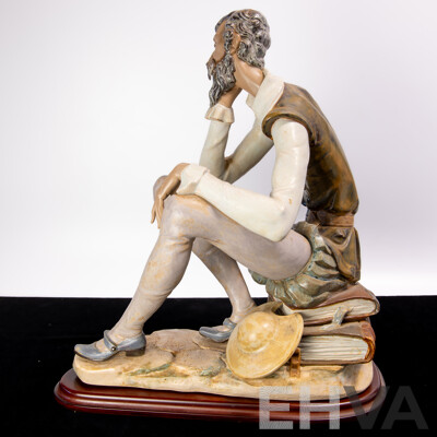 Lladro Gres Porcelain Figure 'Don Quixote Dreaming'