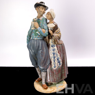 Lladro Gres Porcelain Figurine Group 'Golden Wedding'