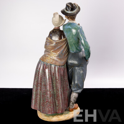 Lladro Gres Porcelain Figurine Group 'Golden Wedding'