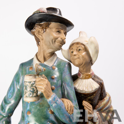 Lladro Gres Porcelain Figurine Group 'Golden Wedding'