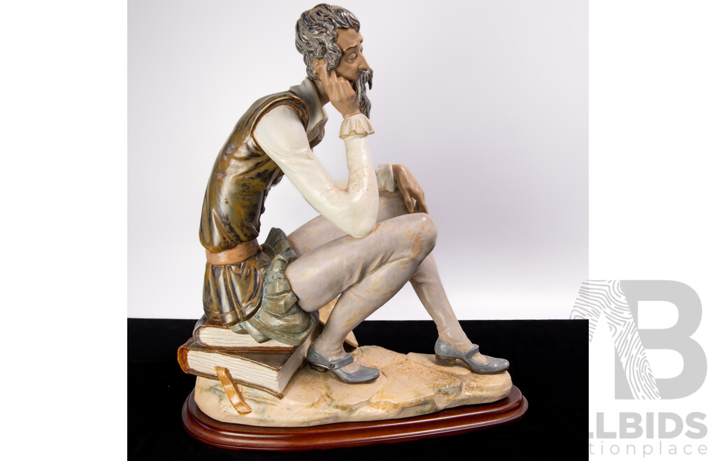 Lladro Gres Porcelain Figure 'Don Quixote Dreaming'