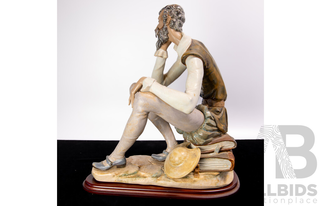 Lladro Gres Porcelain Figure 'Don Quixote Dreaming'