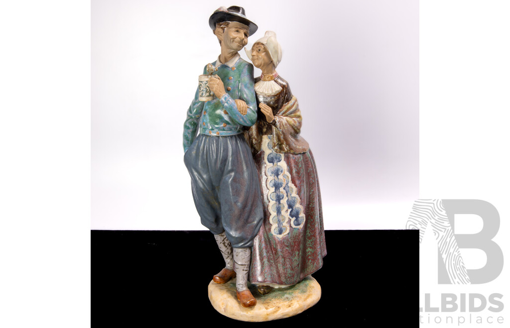 Lladro Gres Porcelain Figurine Group 'Golden Wedding'