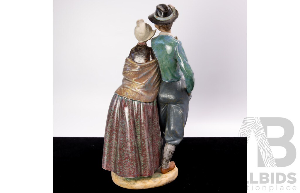 Lladro Gres Porcelain Figurine Group 'Golden Wedding'