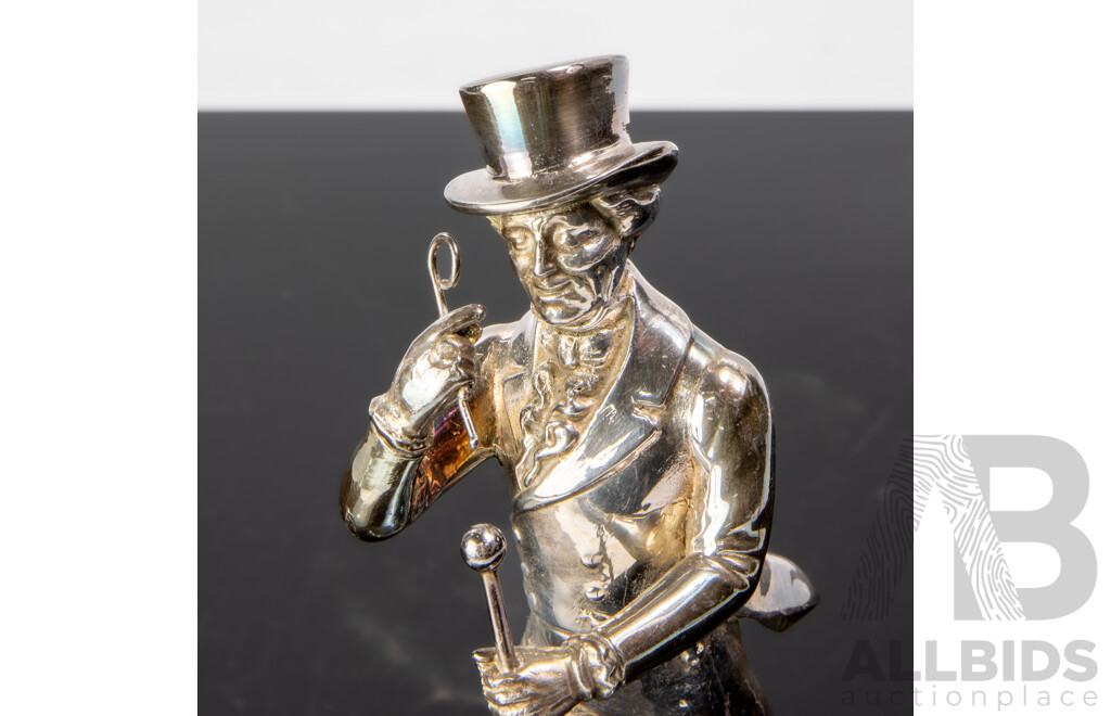 Silver Plated Figure Of Johnnie Walker 'The Striding Man'
