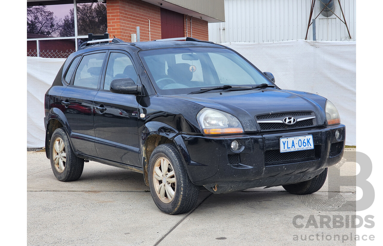 2/2009 Hyundai Tucson CITY SX 08 UPGRADE 4d Wagon Black 2.0L