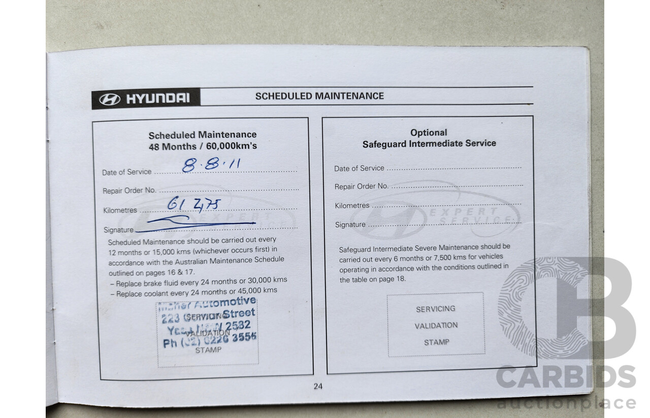 2/2009 Hyundai Tucson CITY SX 08 UPGRADE 4d Wagon Black 2.0L
