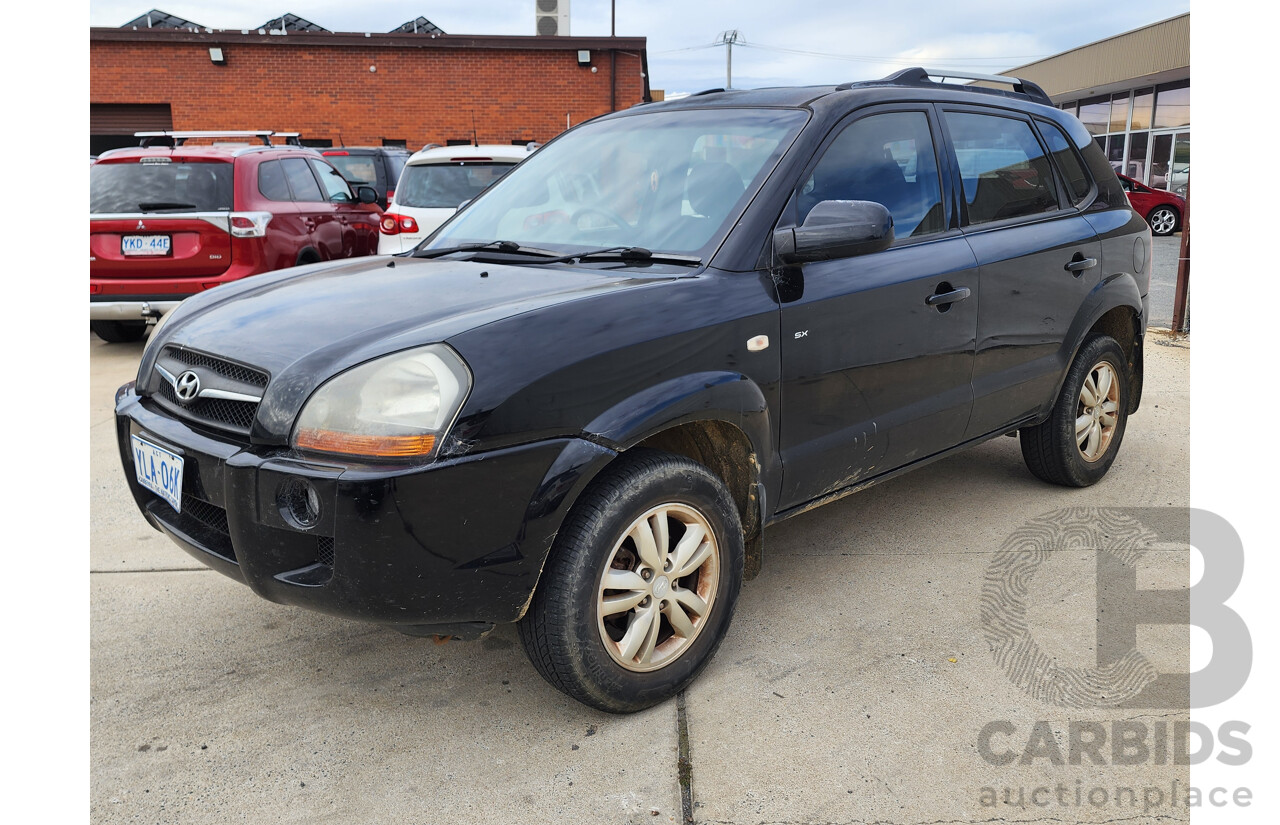 2/2009 Hyundai Tucson CITY SX 08 UPGRADE 4d Wagon Black 2.0L
