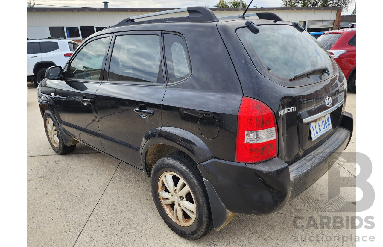 2/2009 Hyundai Tucson CITY SX 08 UPGRADE 4d Wagon Black 2.0L