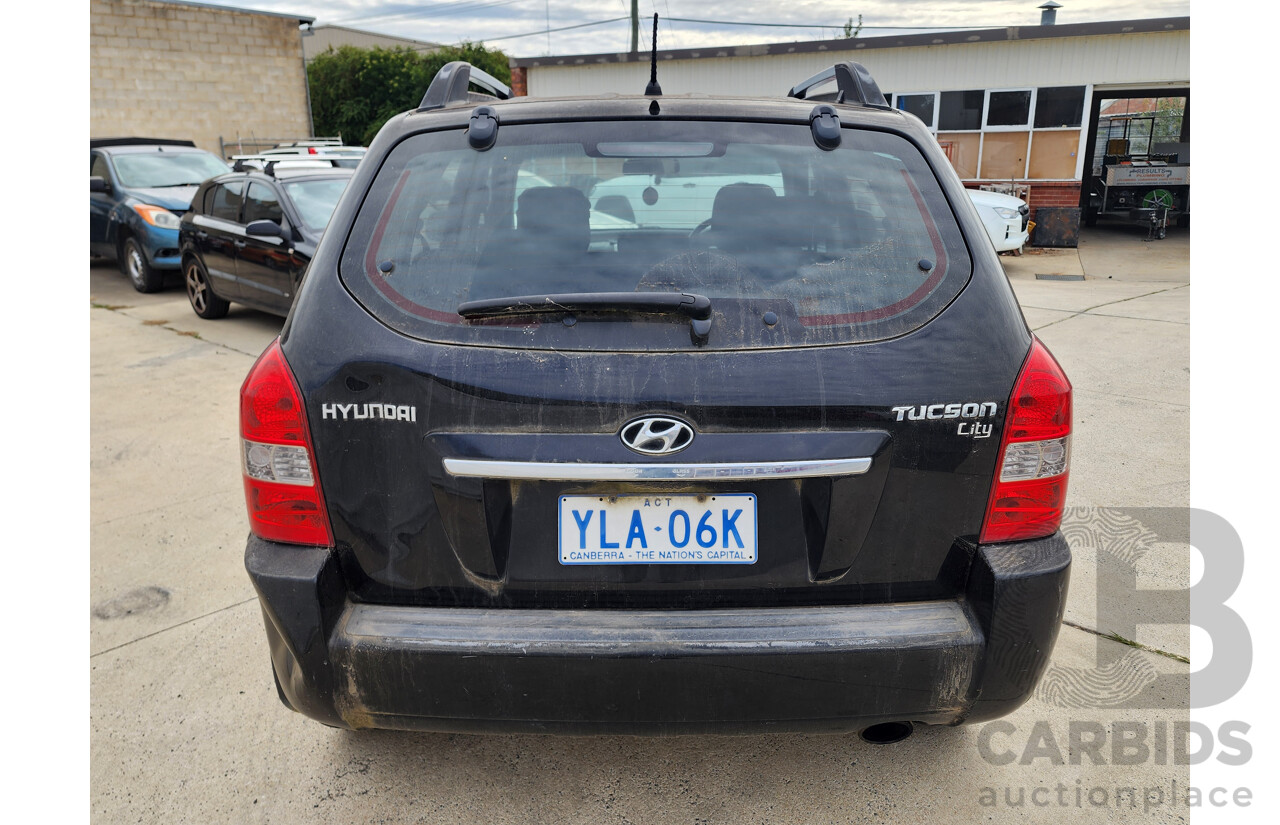 2/2009 Hyundai Tucson CITY SX 08 UPGRADE 4d Wagon Black 2.0L