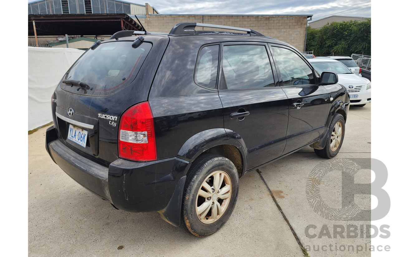 2/2009 Hyundai Tucson CITY SX 08 UPGRADE 4d Wagon Black 2.0L