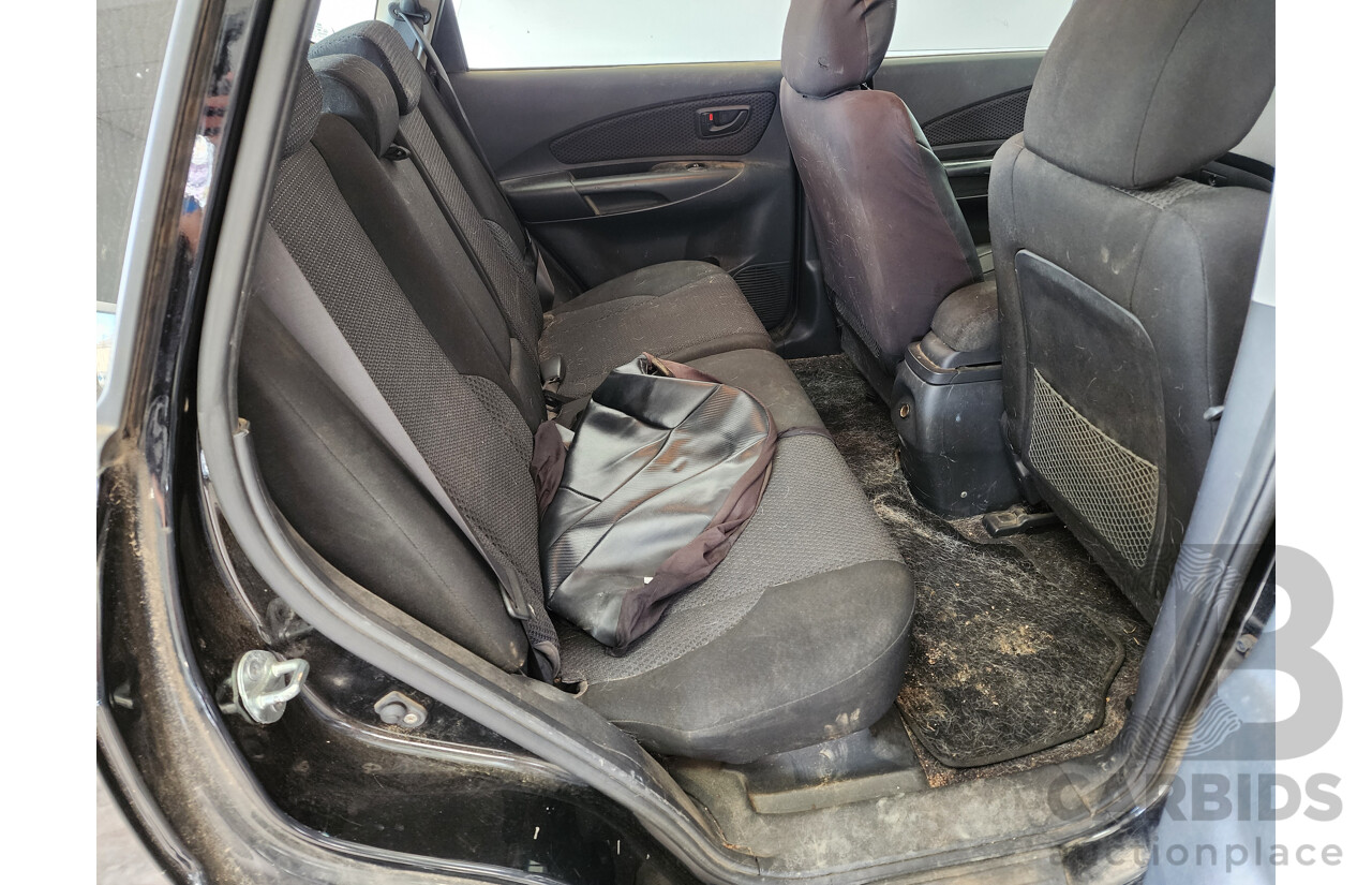 2/2009 Hyundai Tucson CITY SX 08 UPGRADE 4d Wagon Black 2.0L