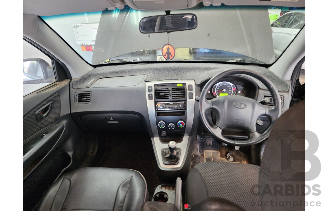 2/2009 Hyundai Tucson CITY SX 08 UPGRADE 4d Wagon Black 2.0L