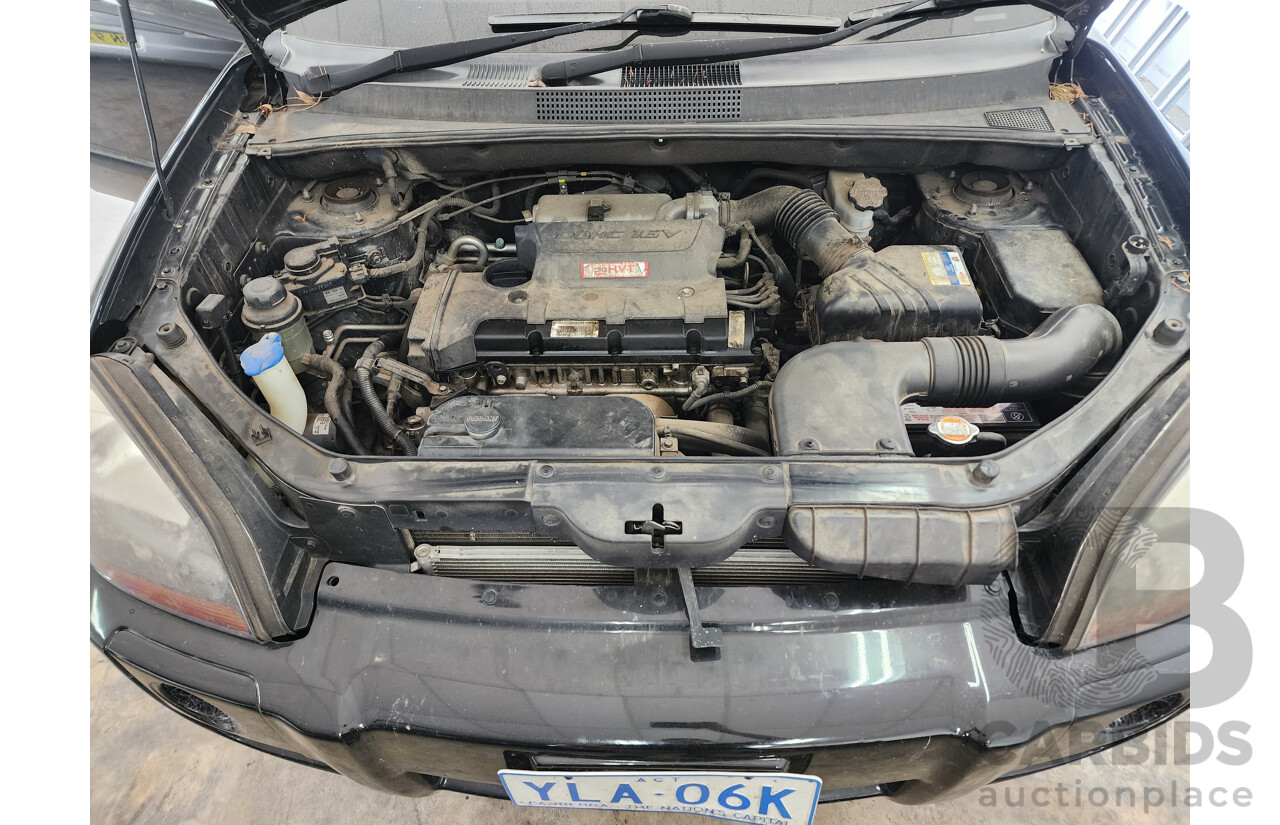 2/2009 Hyundai Tucson CITY SX 08 UPGRADE 4d Wagon Black 2.0L