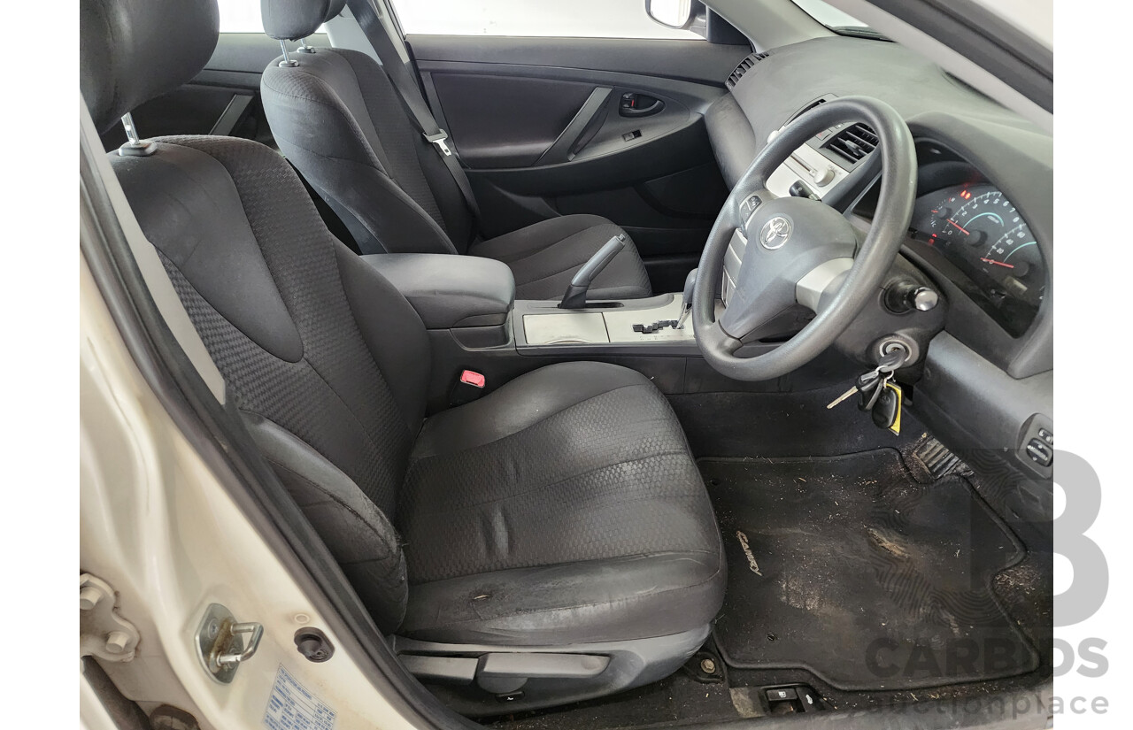 10/2008 Toyota Camry Altise ACV40R 07 UPGRADE 4d Sedan White 2.4L