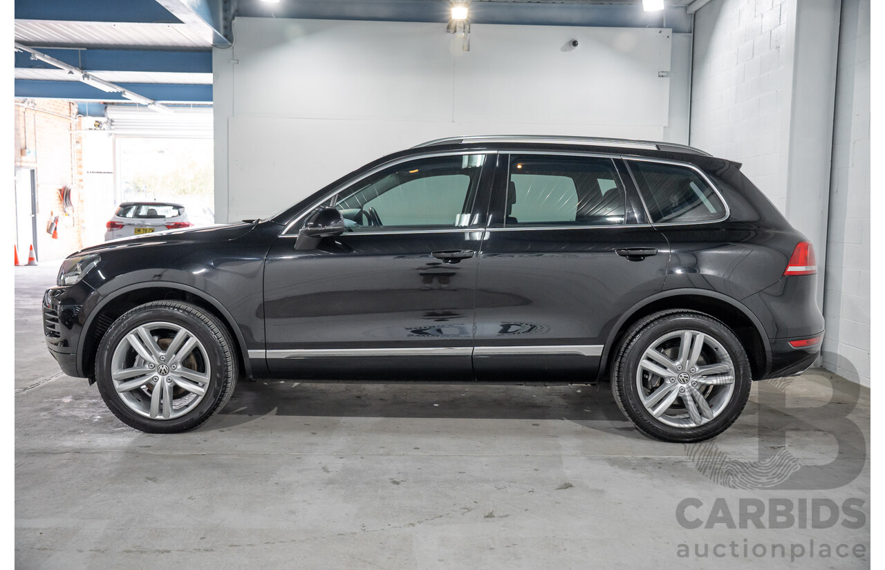 8/2012 Volkswagen Touareg V6 TDI 4Motion (AWD) 7P MY12 4d Wagon Deep Black Pearl Turbo Diesel V6 3.0L