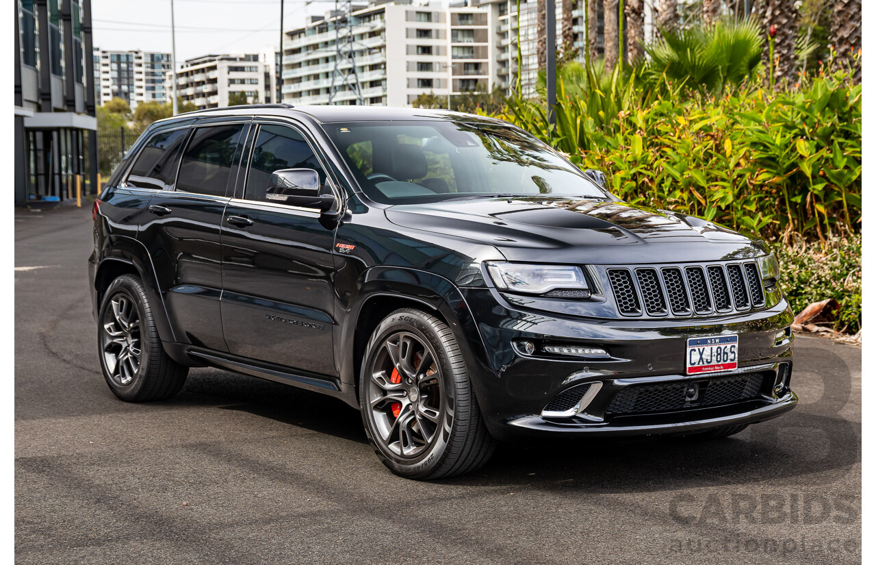 1/2015 Jeep Grand Cherokee SRT 8 (4x4) WK MY15 4d Wagon Brilliant Black Pearl Hemi V8 6.4L