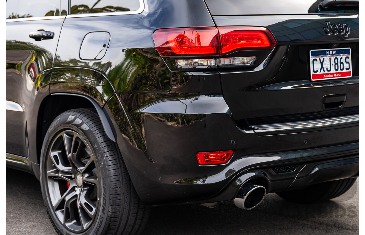 1/2015 Jeep Grand Cherokee SRT 8 (4x4) WK MY15 4d Wagon Brilliant Black Pearl Hemi V8 6.4L