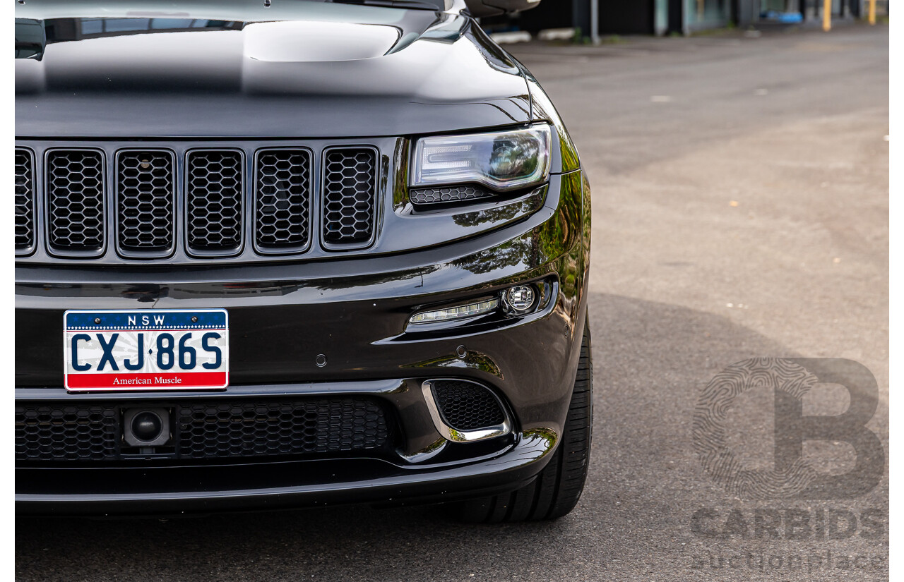 1/2015 Jeep Grand Cherokee SRT 8 (4x4) WK MY15 4d Wagon Brilliant Black Pearl Hemi V8 6.4L