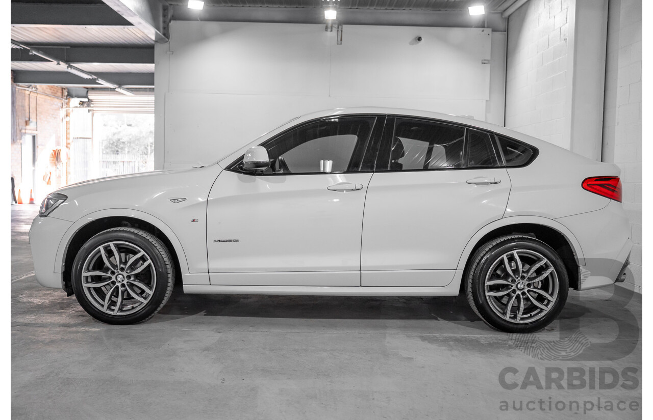 02/2016 BMW X4 xDRIVE 20i M Sport (AWD) F26 MY16 5d Coupe Alpine White Turbo 2.0L