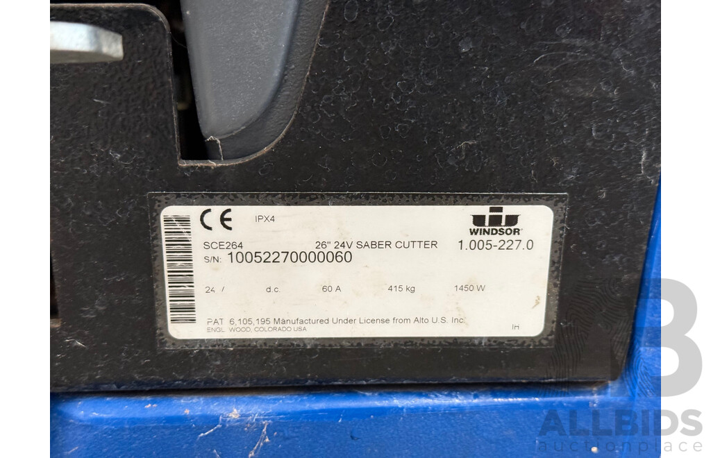 Windsor Saber Cutter SCE264 Walk Behind Floor Cleaner
