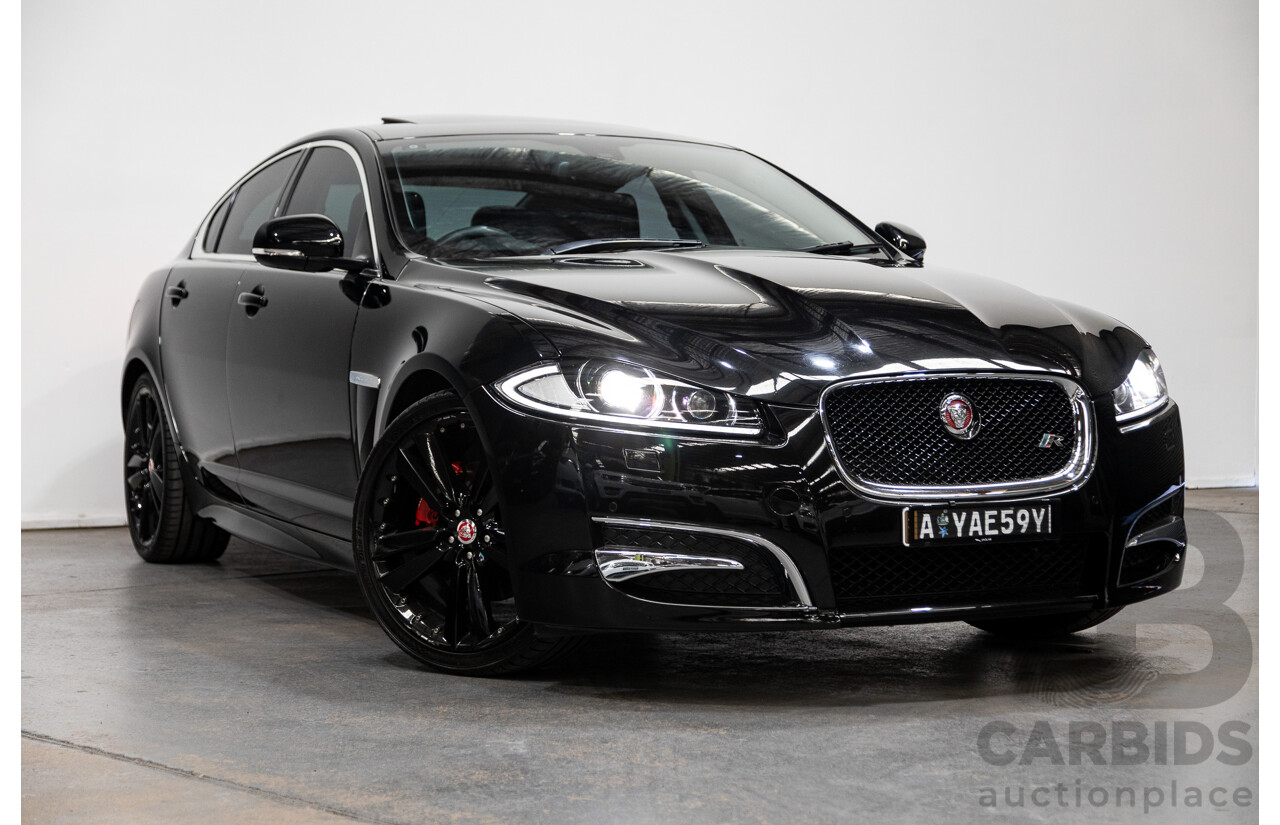 10/2014 Jaguar XF 2.0 Luxury MY15 4d Sedan Ultimate Black Metallic Turbo 2.0L