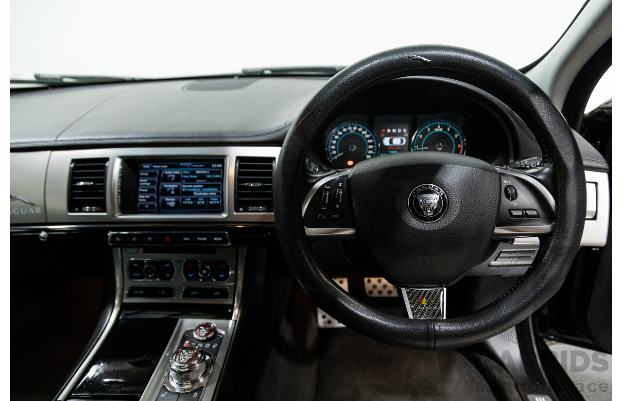 10/2014 Jaguar XF 2.0 Luxury MY15 4d Sedan Ultimate Black Metallic Turbo 2.0L